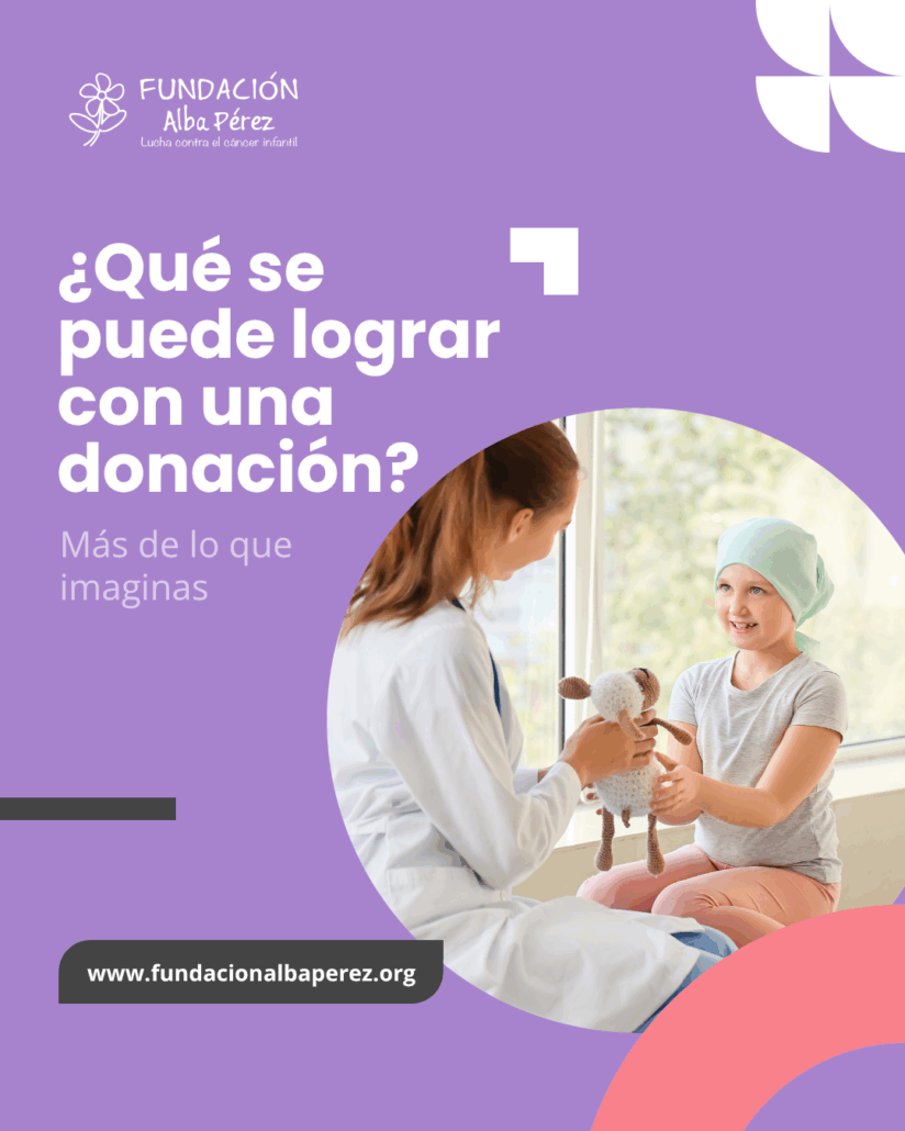 Cada donación supone un gran cambio